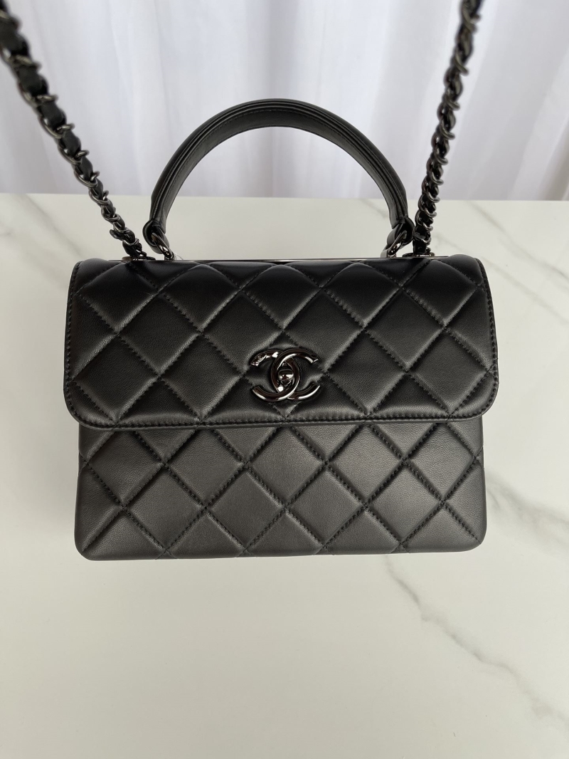 Ch**el top handle bags